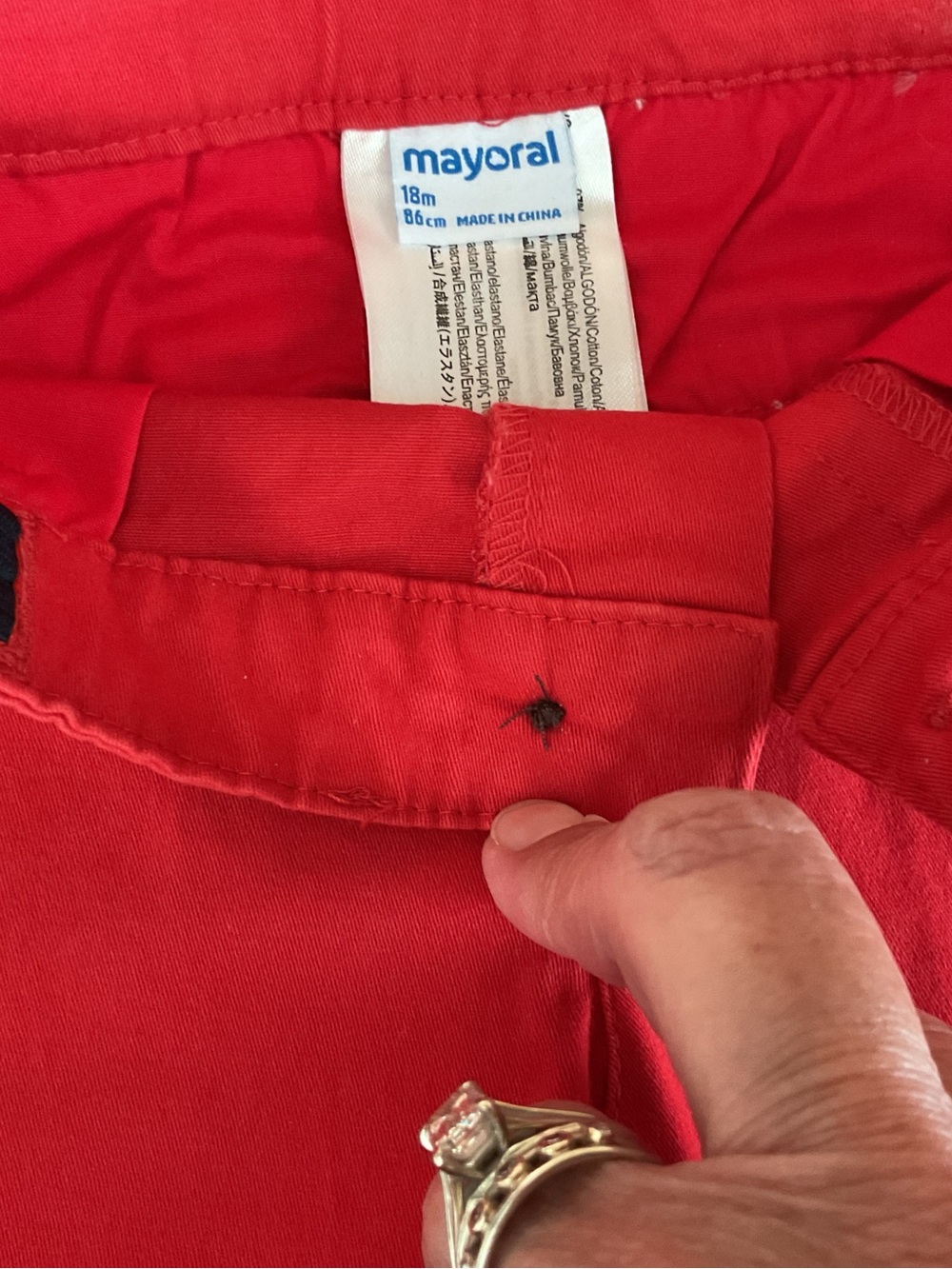 Mayoral Red Toddler Pants NEW.